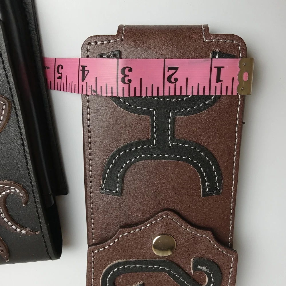 WESTERN LEATHER CELL PHONE CASE, FUNDA VAQUERA DE‎ CUERO COWBOY RODEO PHONE CASE